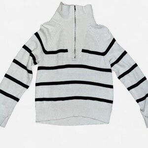 Abercrombie & Fitch Quarter Zip Sweater Womens Size Small Y2k Preppy Knit